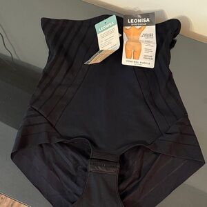 Leonisa High-Waist Control Shapewear Brief - Black